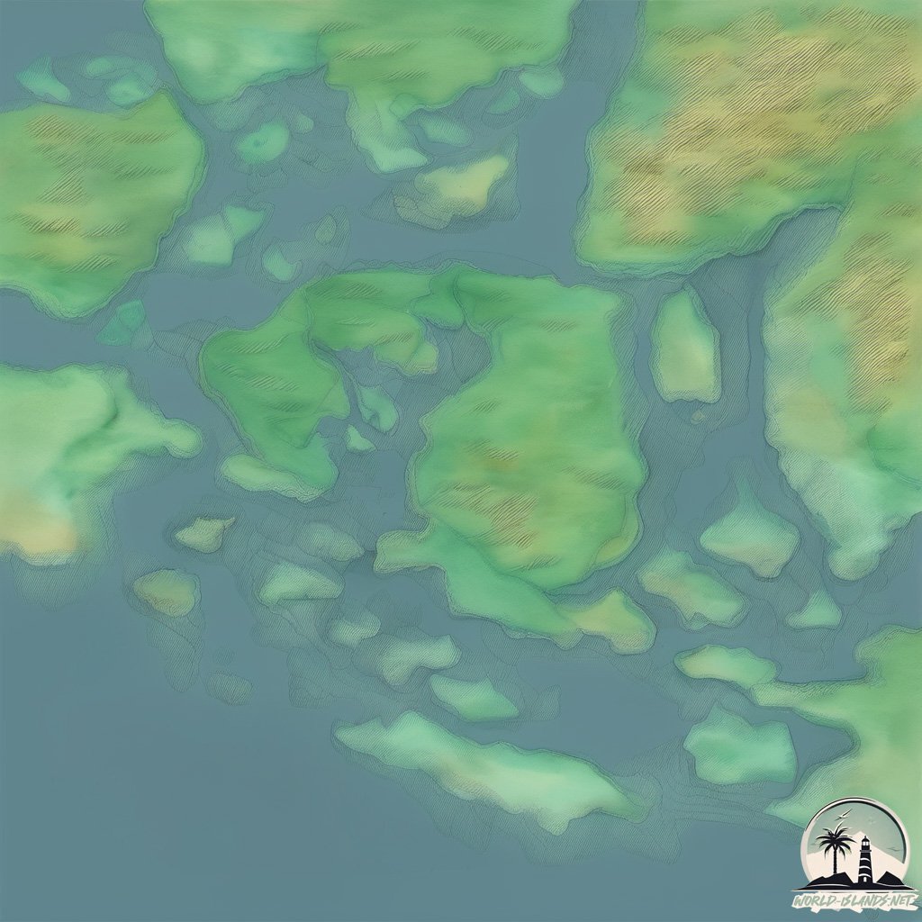 Map Mears Meares - World Islands